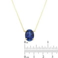 thumbnail image 5 of Lab Created Gemstone Necklace in 14K Yellow Gold, 5 of 8