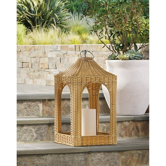 Member's Mark Iron Wicker Lantern, Choose Size