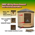thumbnail image 4 of ASL Solutions Insulated Colossal Round Barn Premium Palace Dog House, Choose Color, 4 of 10