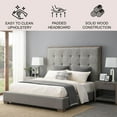thumbnail image 2 of Cape Cod Fabric Tufted Bed, Assorted Sizes, 2 of 9