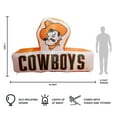thumbnail image 4 of Logo Brands Oklahoma State Cowboys Pre-Lit 7’x10’ Team Inflatable, 4 of 6