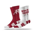thumbnail image 1 of Alabama Crimson Tide Adult 2-Pack Crew Socks, 1 of 3