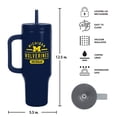 thumbnail image 3 of Logo Brands Michigan Wolverines Stainless Steel Leakproof Tumbler, 3 of 6