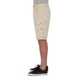 thumbnail image 4 of IRON Clothing Co Men's Flex Waistband Stretch Twill Multi Pocket Cargo Short, 4 of 5