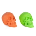 thumbnail image 3 of Gerson International 7.5" Flocked Skulls, Set of 2, 3 of 6
