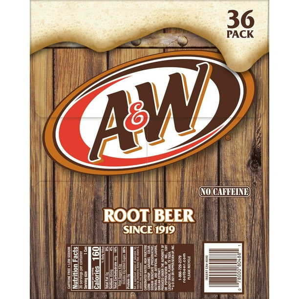 A&W Root Beer Soda 12 fl. oz., 36 pk. - Samsclub.com
