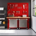 thumbnail image 9 of Seville Classics UltraHD 2 Door Rolling Cabinet, 28" W x 18” D x 34.5" H, 9 of 12