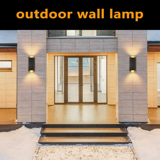 Cedar Hill 13-inch Hexagon Black Integrated LED Outdoor Wall
