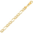 thumbnail image 2 of Solid Figaro Chain Necklace in 14K Gold, 2 of 5