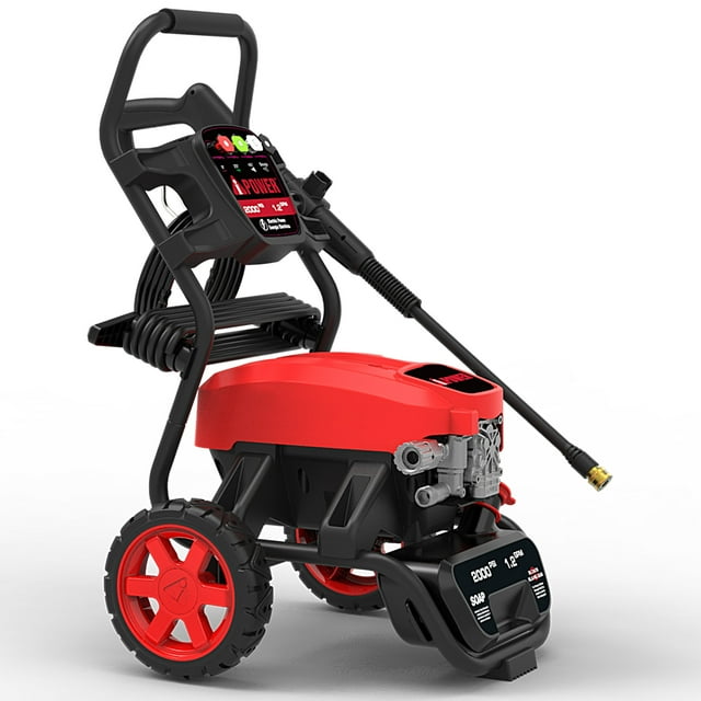 AiPower 2,000 PSI Electric Pressure Washer with Turbo Nozzle and Lightweight Frame – PWE2002