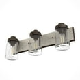 thumbnail image 7 of Hunter Devon Park with Clear Glass Bathroom Vanity Wall Light Fixture, 7 of 8