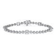 thumbnail image 1 of Lab Created 6.00 CT T.W. Diamond Station Bracelet in 18K Gold, 1 of 4