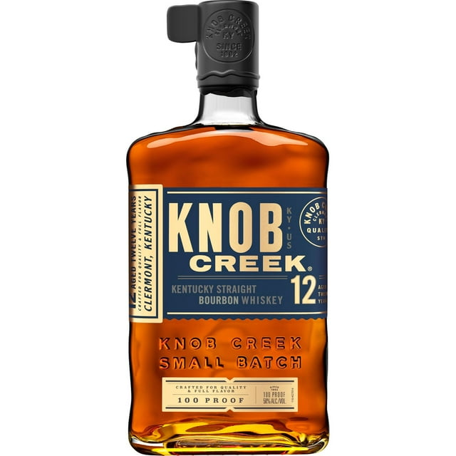 Knob Creek 12 Year Old Kentucky Straight Bourbon Whiskey, 750 ml