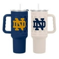 thumbnail image 1 of Logo Brands Notre Dame Fighting Irish 40 oz. Stainless Steel Tumbler Set, 1 of 6