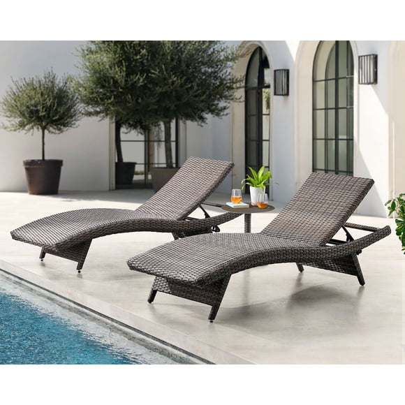 Member's Mark Woven Chaise Lounge Set, 3pc