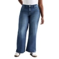 thumbnail image 4 of Aeropostale Women's Wide Leg Low Rise Denim Jean, 4 of 9