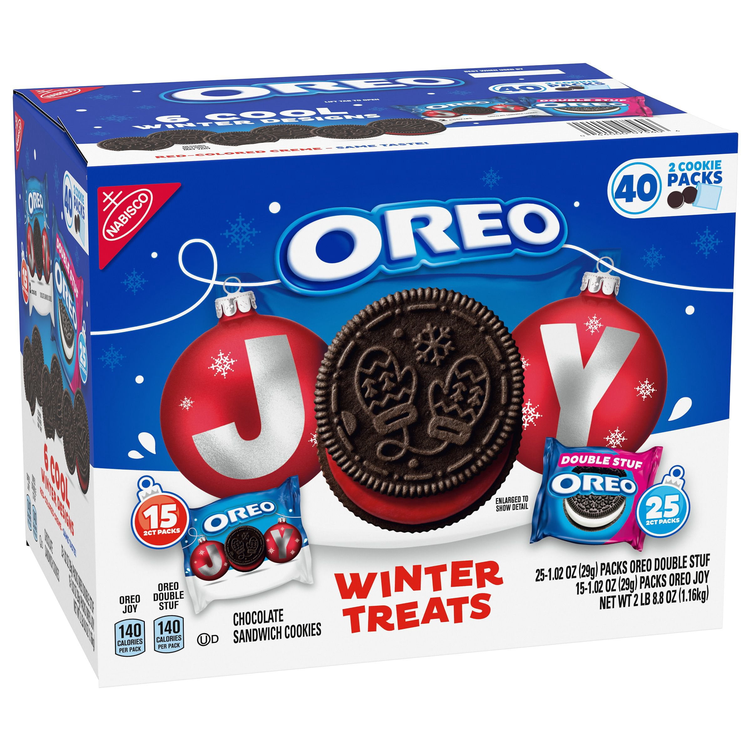 OREO Winter Treats Cookie Variety Pack 1.02 oz., 40 pk. - Samsclub.com