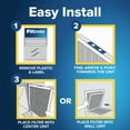 thumbnail image 2 of Filtrete Allergen Dust and Pollen Filter, MPR 700 MERV 8, Electrostatic Air Filter, 8 Pack, 2 of 8