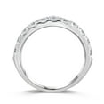 thumbnail image 4 of Lab Created Round Cut Diamond Band in 18K Gold, 4 of 8