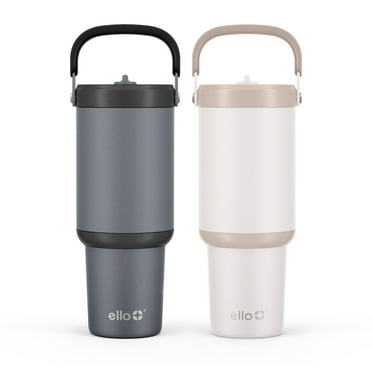 Ello Oasis Go 30oz Leak-Proof Stainless Steel Tumbler, 2 Pack