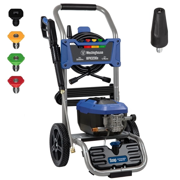 Westinghouse WPX3200e 3200 Max PSI 1.76 Max GPM Electric Pressure Washer