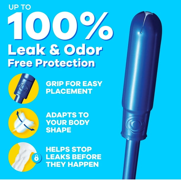 Tampax Pearl Tampons Trio Pack, Unscented, 86 ct.