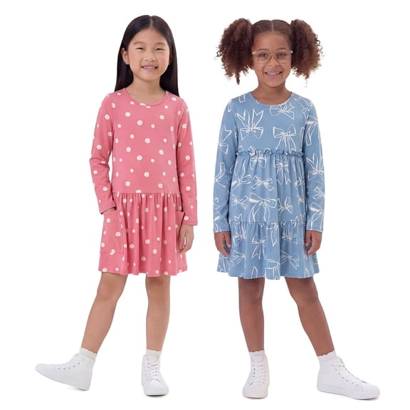 Member's Mark Girls 2-Pack Knit Dress