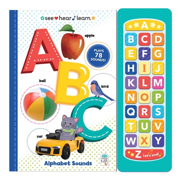 See Hear Learn: ABC Alphabet Sounds, Sound Book