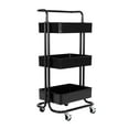 thumbnail image 1 of Seville Classics 3-Tier Steel Cart, 16.7" W x 13.9" D x 34.9" H, 1 of 7