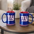 thumbnail image 5 of Logo Brands New York Giants 14oz Relief Mug Set, 5 of 5