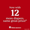 thumbnail image 5 of Huggies Little Movers Baby Diapers, Sizes 3-8, 5 of 13