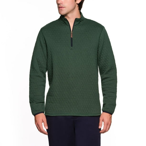 Lands' End Men's Quilted Quarter Zip Pullover - Samsclub.com