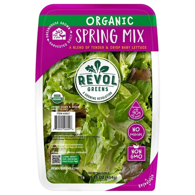 Revol Greens Organic Spring Mix, 16 oz.