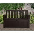 thumbnail image 3 of Keter 60-Gallon All-Weather Outdoor Patio Storage Bench, 3 of 5