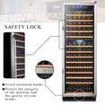 thumbnail image 7 of Lanbo 24 Inch 165 Bottle Single Zone Wine Cooler Fridge, 7 of 16