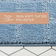 thumbnail image 4 of Town & Country Everyday Ultra Plush Solid Tufted Windowpane Bath Mat 20"x32", 4 of 10