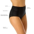 thumbnail image 4 of Anne Cole Limited Edition Women's High Waist Bikini Bottoms, 4 of 8