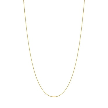 Diamond Cut Wheat Chain Necklace in 14K Gold