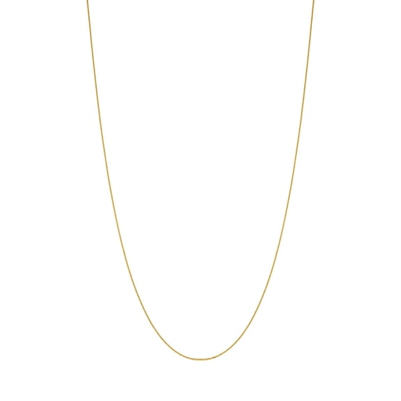 Diamond Cut Wheat Chain Necklace in 14K Gold
