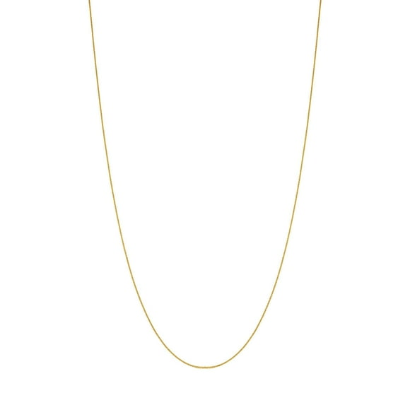 Diamond Cut Wheat Chain Necklace in 14K Gold