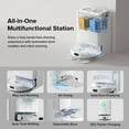 thumbnail image 4 of Roborock QRT78 Robot Vacuum & Mop with Multifunction Dock, 10,000Pa Suction, Auto Mop Washing, Self-Emptying & Refill, 4 of 10