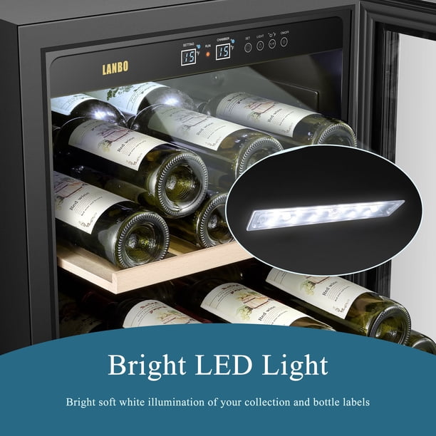 Lanbo 20 Inch 69 Bottle Freestanding Wine Cooler - Samsclub.com
