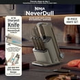thumbnail image 12 of Ninja NeverDull 10-Piece German Stainless Steel Knife Set with Removable Sharpener, 12 of 12