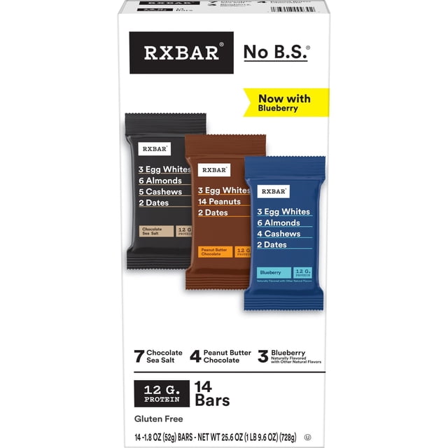 RXBAR Protein Bars, Variety Pack, 14 pk.