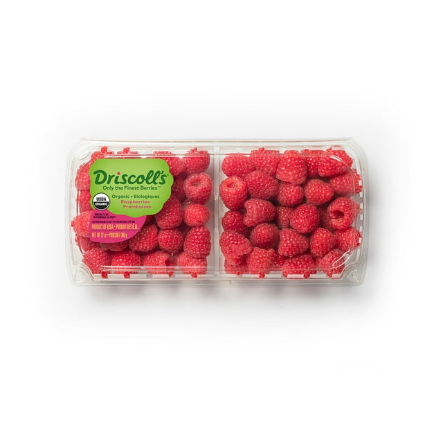 Organic Raspberries, 12 oz.