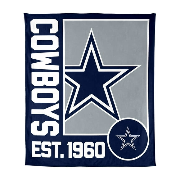 Logo Brands Dallas Cowboys 60"x70" Super Plush Blanket