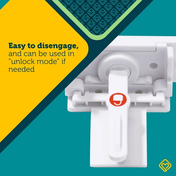 Safety 1st Secure-to-Explore Adhesive Locks, 12 locks, White