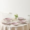 thumbnail image 5 of Christian Siriano Onyx 24-Piece Porcelain with Gold Rim Dinnerware Set, 5 of 7