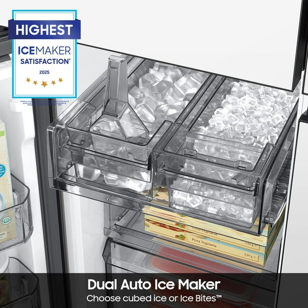 ◯miyu225 Samsung 29 cu. ft. Bespoke 4-Door Flex Full Depth Refrigerator