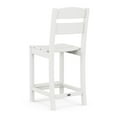 thumbnail image 4 of POLYWOOD Gulf Shores Farmhouse Trestle Counter Side Chair Set, 9pc, 4 of 9